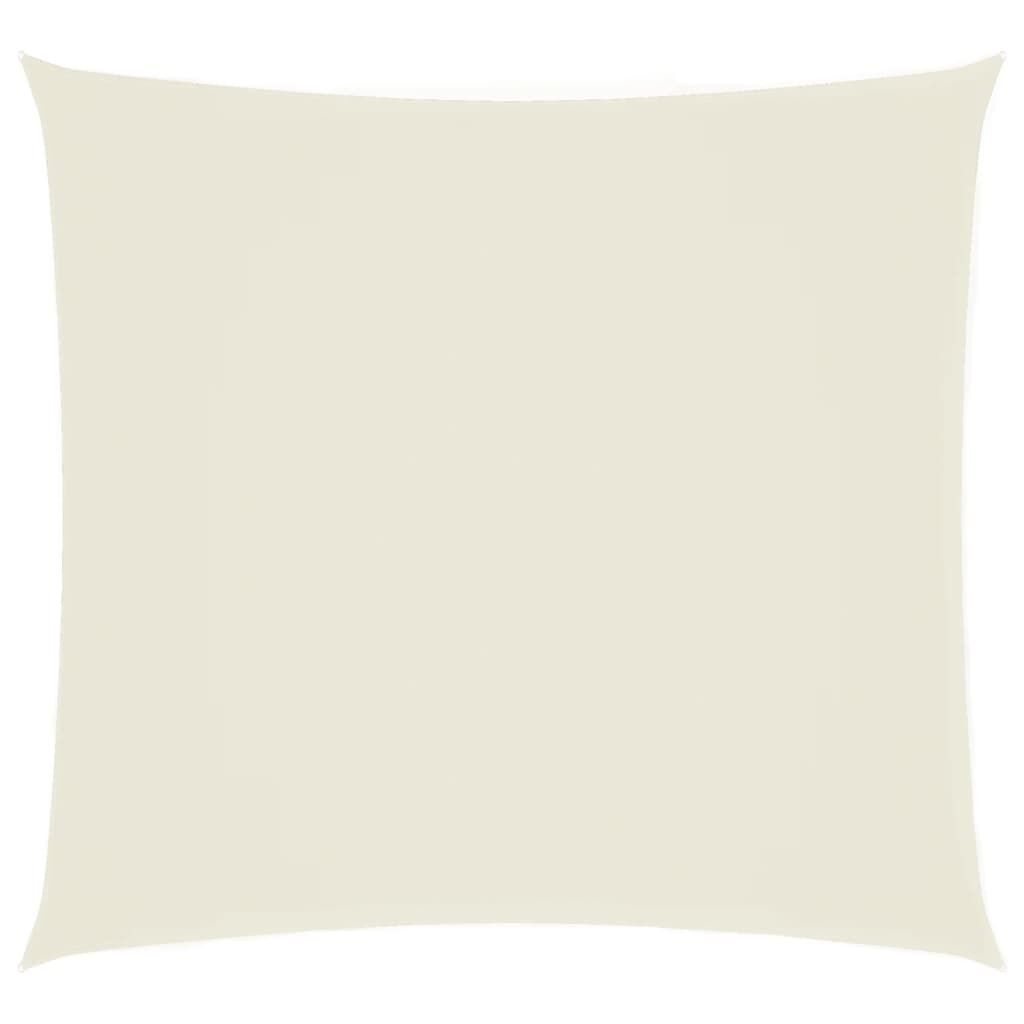 Vidaxl Toldo De Vela Cuadrado Tela Oxford Color Crema 6x6 M_0