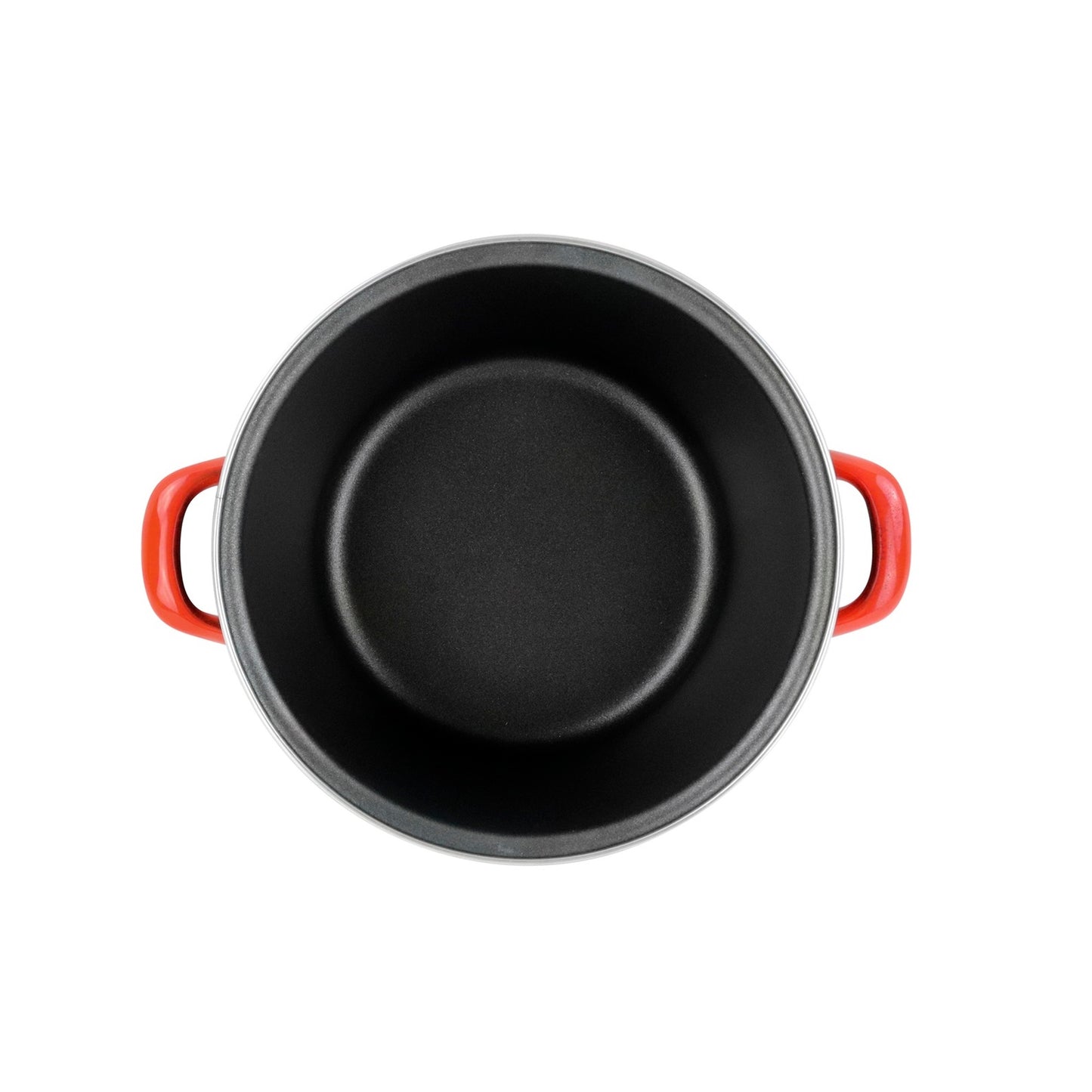 Olla 'sr' Ø20cm Con Tapa Vidrio Rojo Magefesa