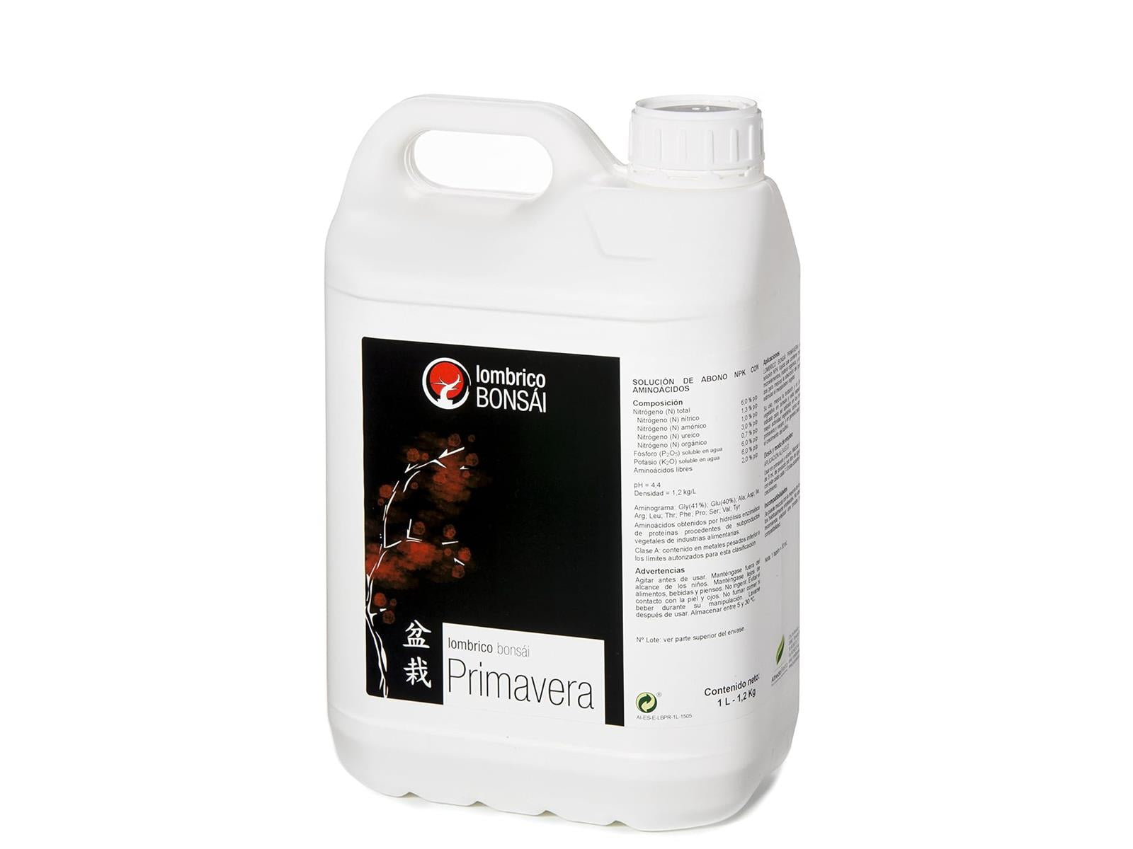 Abono Líquido Para Bonsái Lombrico Primavera - 5l_0