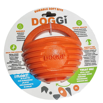 Juguete Para Perro Pelota Con Asa Doggi Ball Talla M 18x18x10 Cm