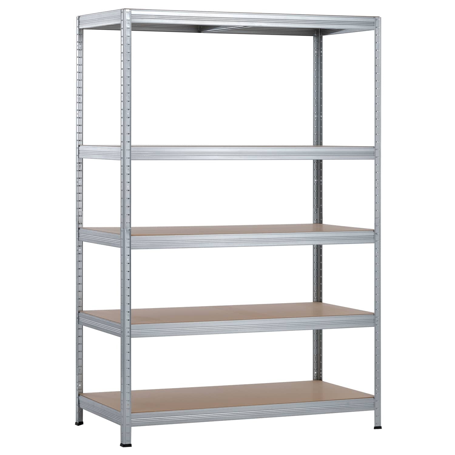 Estantería Modular Con 5 Baldas Ajustables 180x120x60cm 1250kg O91_0