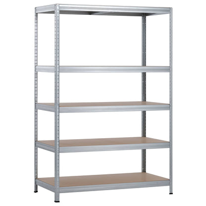Estantería Modular Galvanizada Con 5 Baldas Ajustables 180x120x60cm 1250kg 7house_0