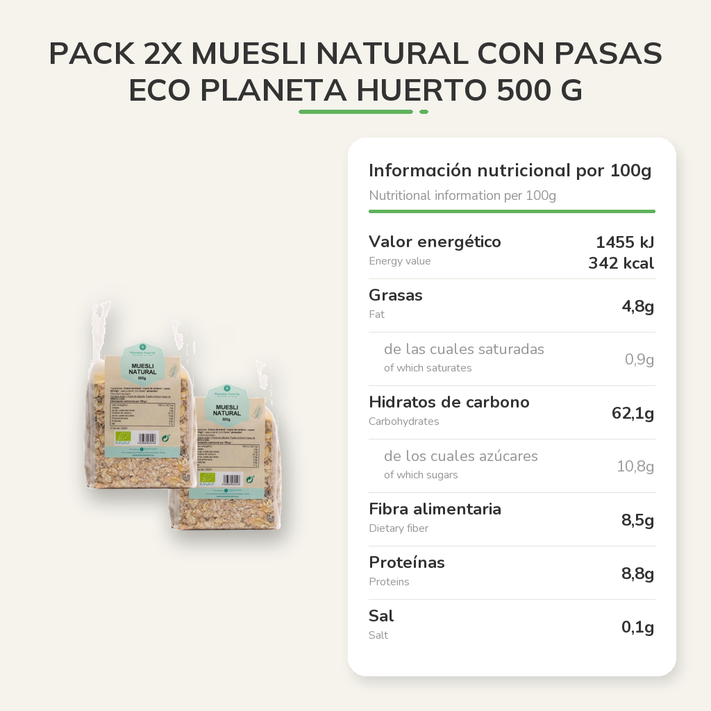 Información nutricional