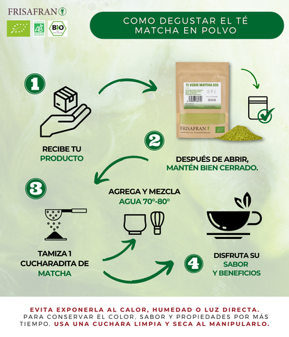 Té Verde Matcha - Calidad Y Sabor | Frisafran 200 G_2