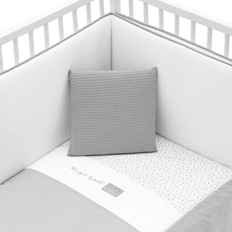 Juego 2 Piezas Colcha I-V Cuna 70 Forest 70x140x3 cm Cambrass Forest Azul