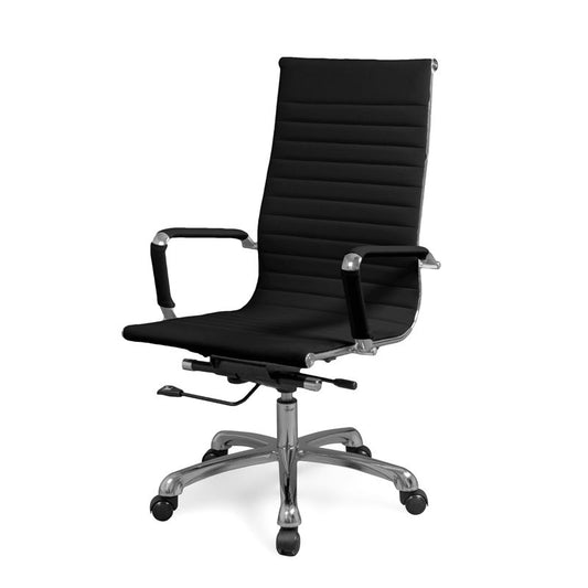 Silla De Oficina Boss Símil, Negro, 57 X 104–112 X 66_0