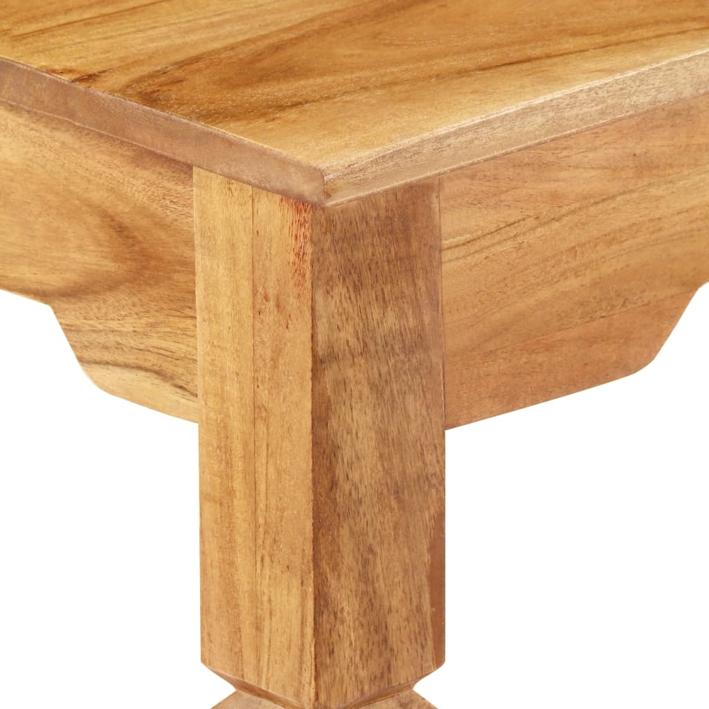 Mesa Consola De Madera Maciza De Acacia 100x40x76 Cm_4