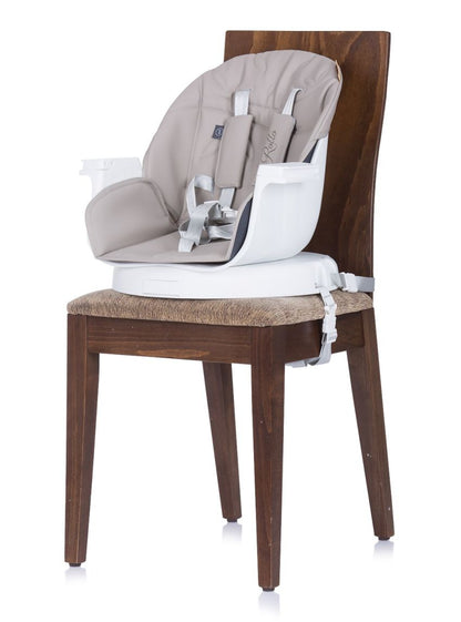 Trona Evolutiva 3 En 1 Con Patas De Madera Y Asiento De Polipiel Giratorio Rotto Humus_4
