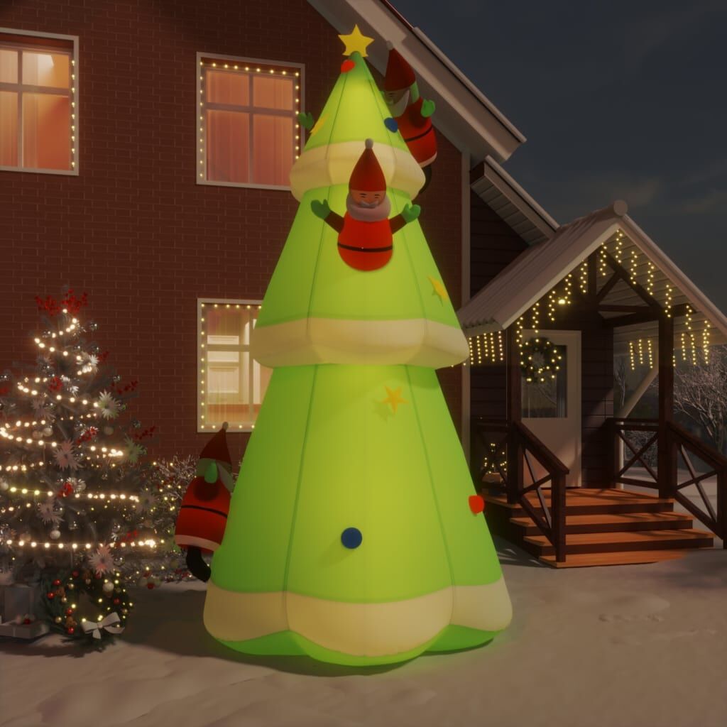 Vidaxl Árbol De Navidad Hinchable Con Led 500 Cm_1