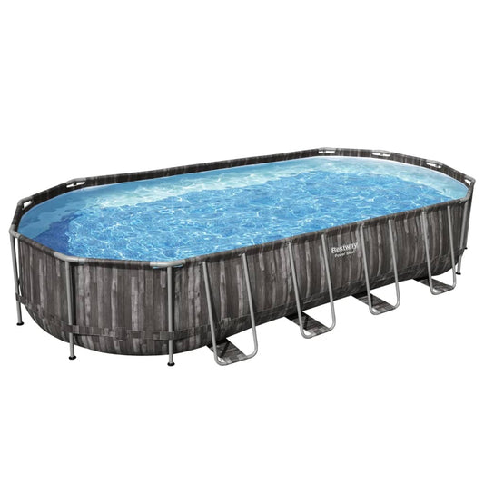 Bestway Conjunto De Piscina Ovalada 7,32x3,66x1,22 Cm_0