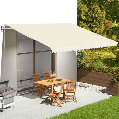 Tela De Repuesto Para Toldo Crema 5x3,5 M Poliéster_1