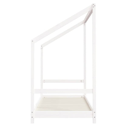 Vidaxl Estructura De Cama Para Niños Madera Pino Blanco 2x(80x200) Cm_4