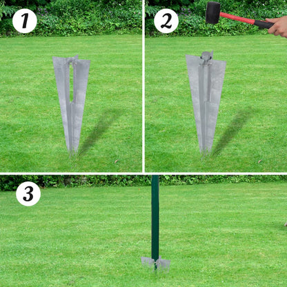 Euro Valla De Acero Verde 25x1,7 M / Vetonek_2