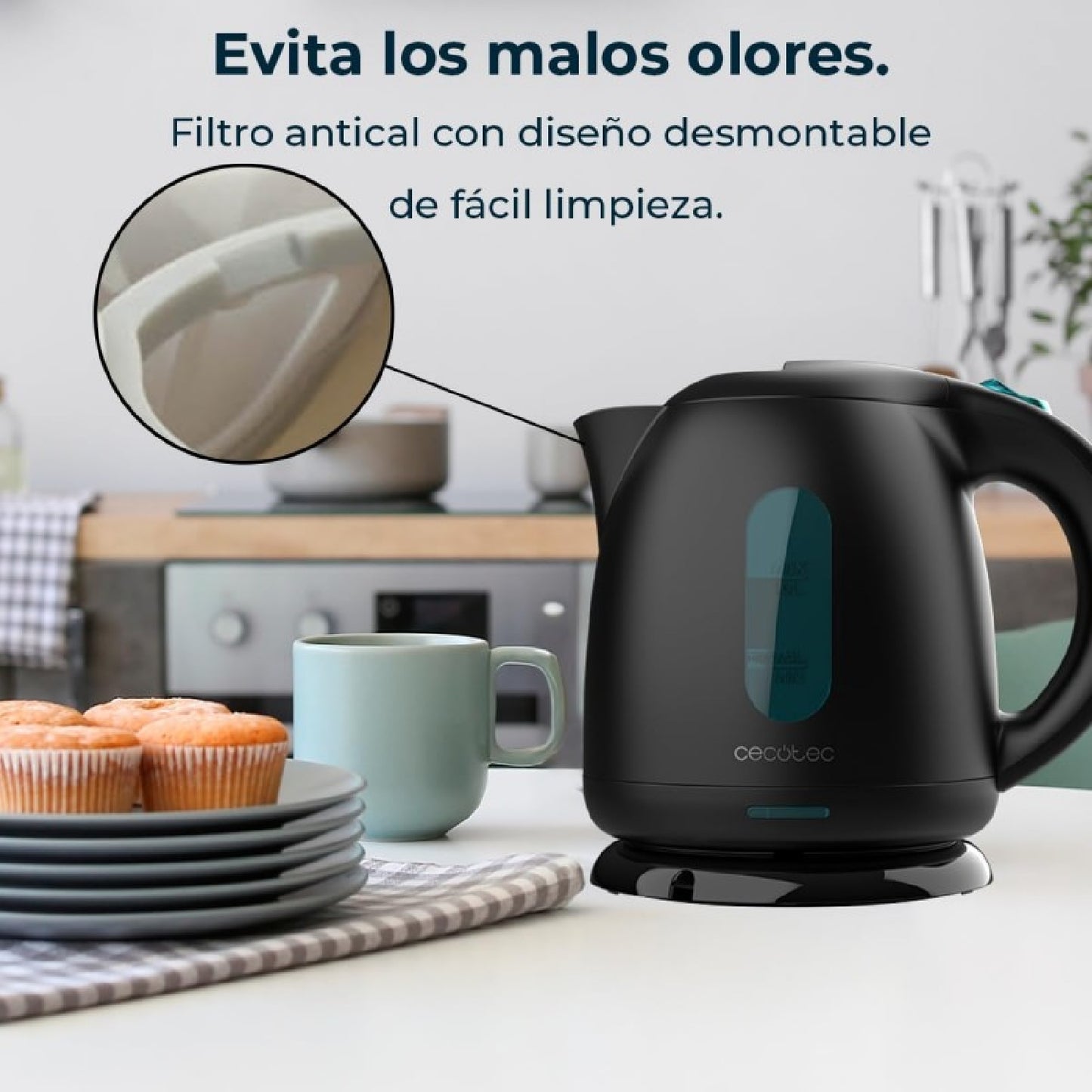 Cecotec Hervidor De Agua Thermosense 140 Black_4