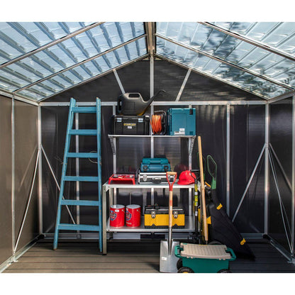 Caseta de jardín Yukon 271x332x252 cm con cuelo Canopia by Palram