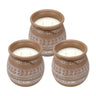 Well Home - Pack 3 Velas Aromática Envase De Cemento