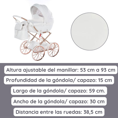 Carro De Muñecas Dolce Classic_white-cooper_3