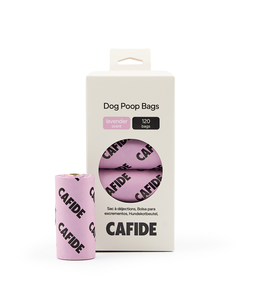 Cafide Bolsa De Excrementos Compostable Para Perros Aroma A Lavanda. Modelo Lea. (120 Bolsas)_0