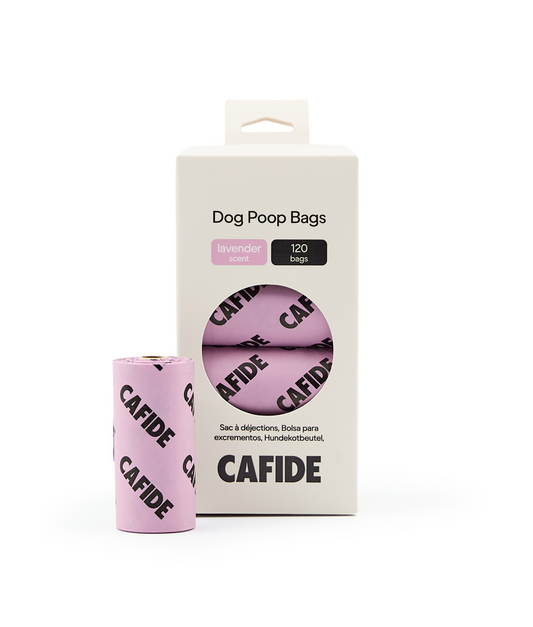 Cafide Bolsa De Excrementos Compostable Para Perros Aroma A Lavanda. Modelo Lea. (120 Bolsas)_0