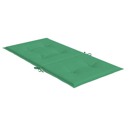 Vidaxl Cojín Silla Jardín Respaldo Bajo 6 Uds Tela Oxford Verde_4