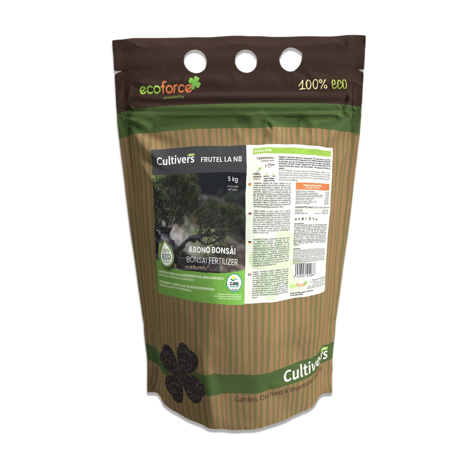 Abono Bonsai Ecológico Cultivers