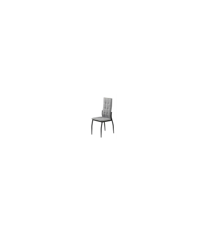 Silla Coral C-48-6 Tapizada En Textil Color Gris Claro, 98cm(alto) 40cm(ancho) 50cm(largo)_5