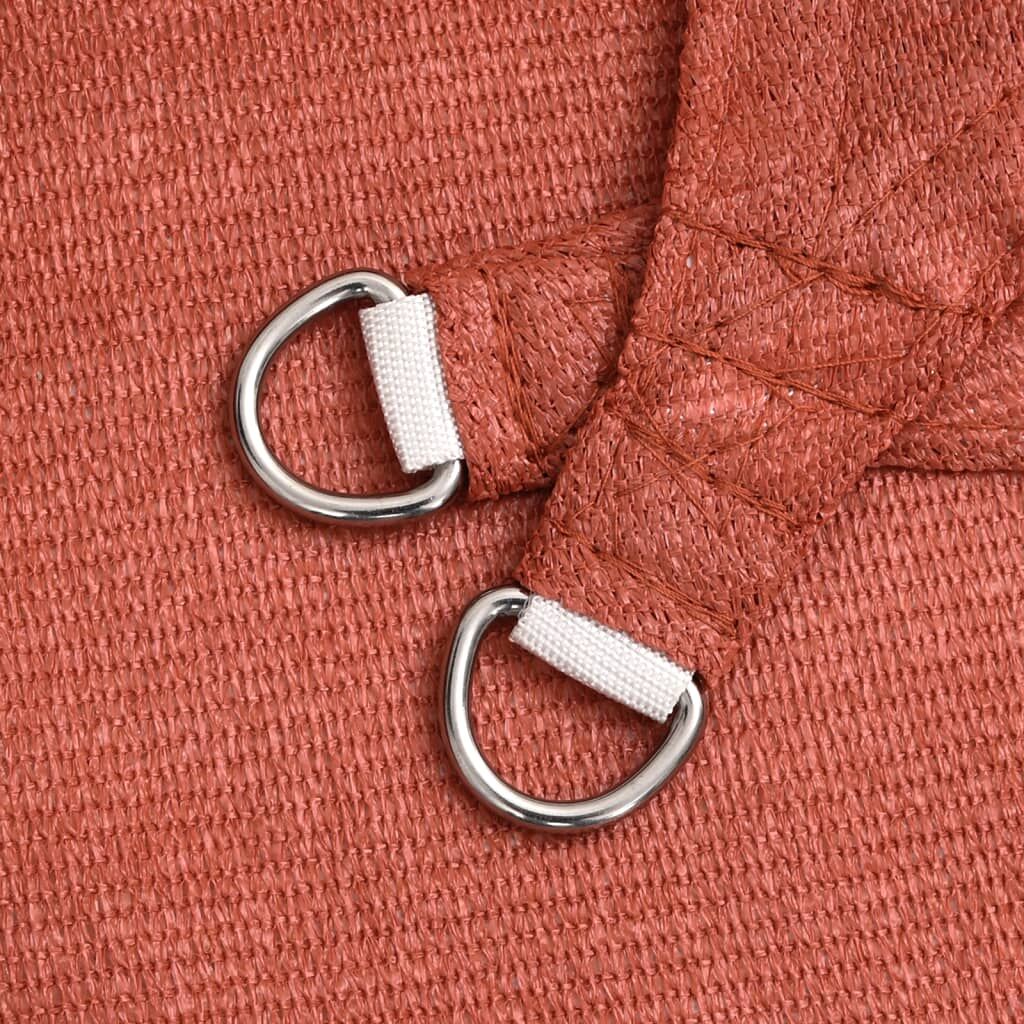 Vidaxl Toldo De Vela Hdpe Terracota 160 G/m² 6x7 M_4