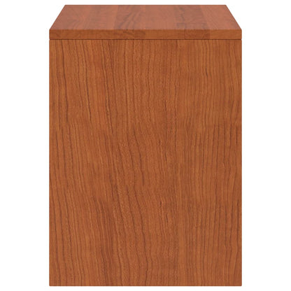 Mesitas De Noche 2 Uds Madera De Pino Marrón Miel 35x30x40 Cm_2