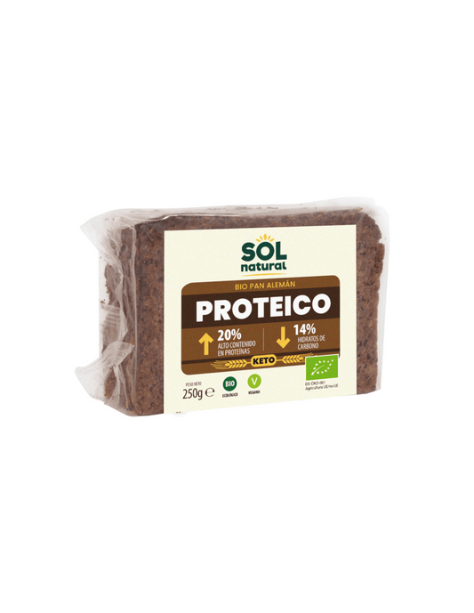 Pan Alemán Proteico Keto Bio - Sol Natural