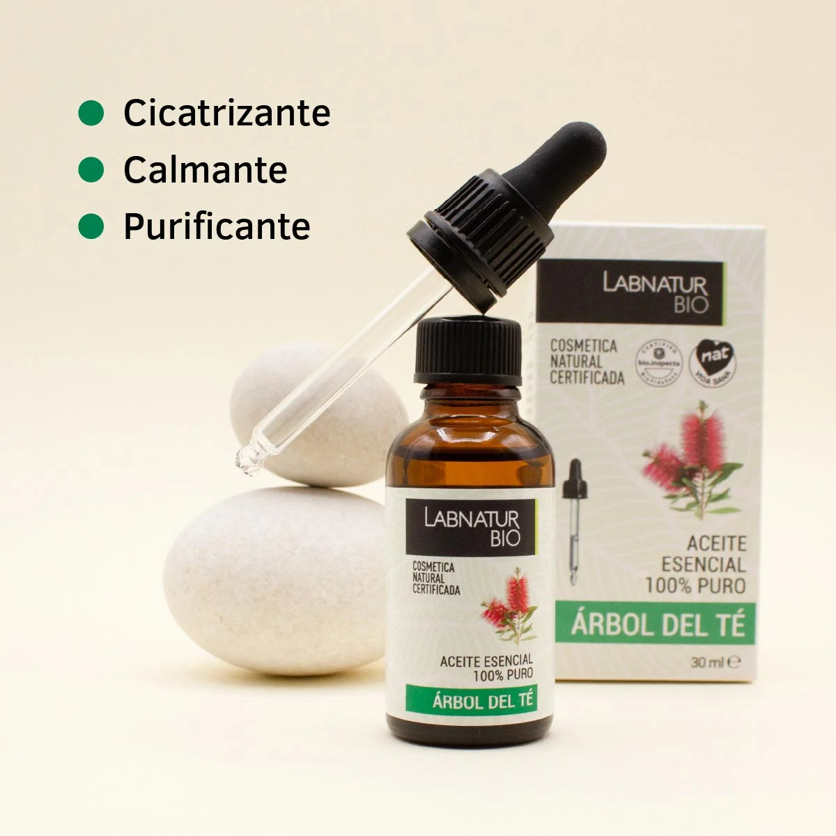 Aceite de Árbol Del Té 100% Puro | Antibacteriano Natural | Purificante Piel y Cuero Cabelludo | Uso Facial y Capilar_3