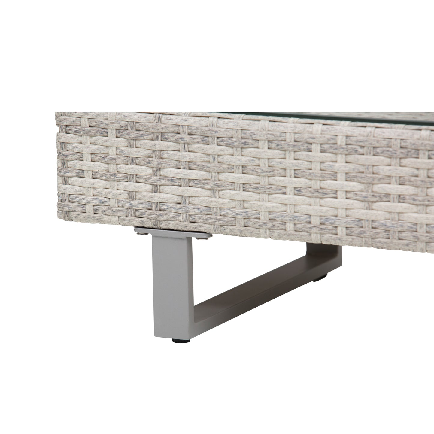 Outsunny Conjunto De Muebles Set De Sofás Ratán 3 Piezas Cojines Extraíbles_3