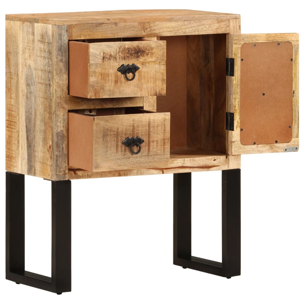 Aparador De Madera De Mango Maciza 60x30x76 Cm_1