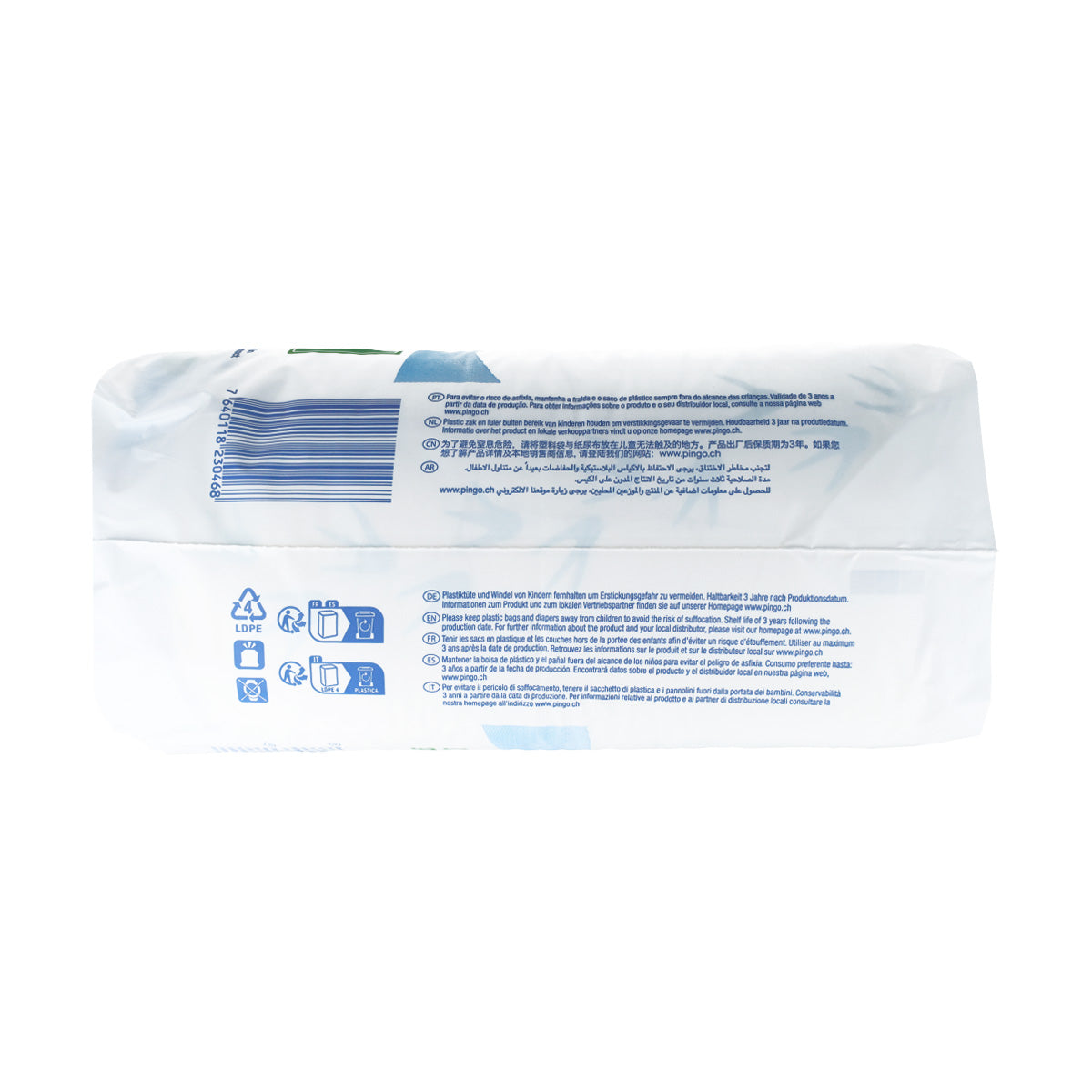 Pañales T6 XL (13-18kg) Pingo 32 Uds