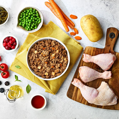 Naturo Comida Humeda Perro Cachorro Grain Free De Pollo Y Patata 400g X 7 Latas_1