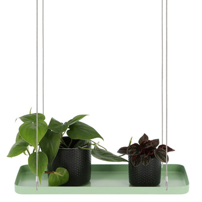 Esschert Design Bandeja Colgante Para Plantas Rectangular Verde S_2