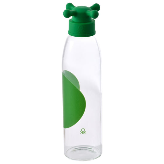 Botella De Agua 500ml Borosilicato Tapa Verde De Grifo Rainbow Be_0