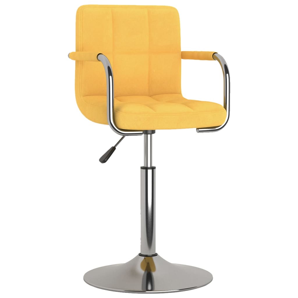 Taburete De Cocina De Tela Amarillo_0