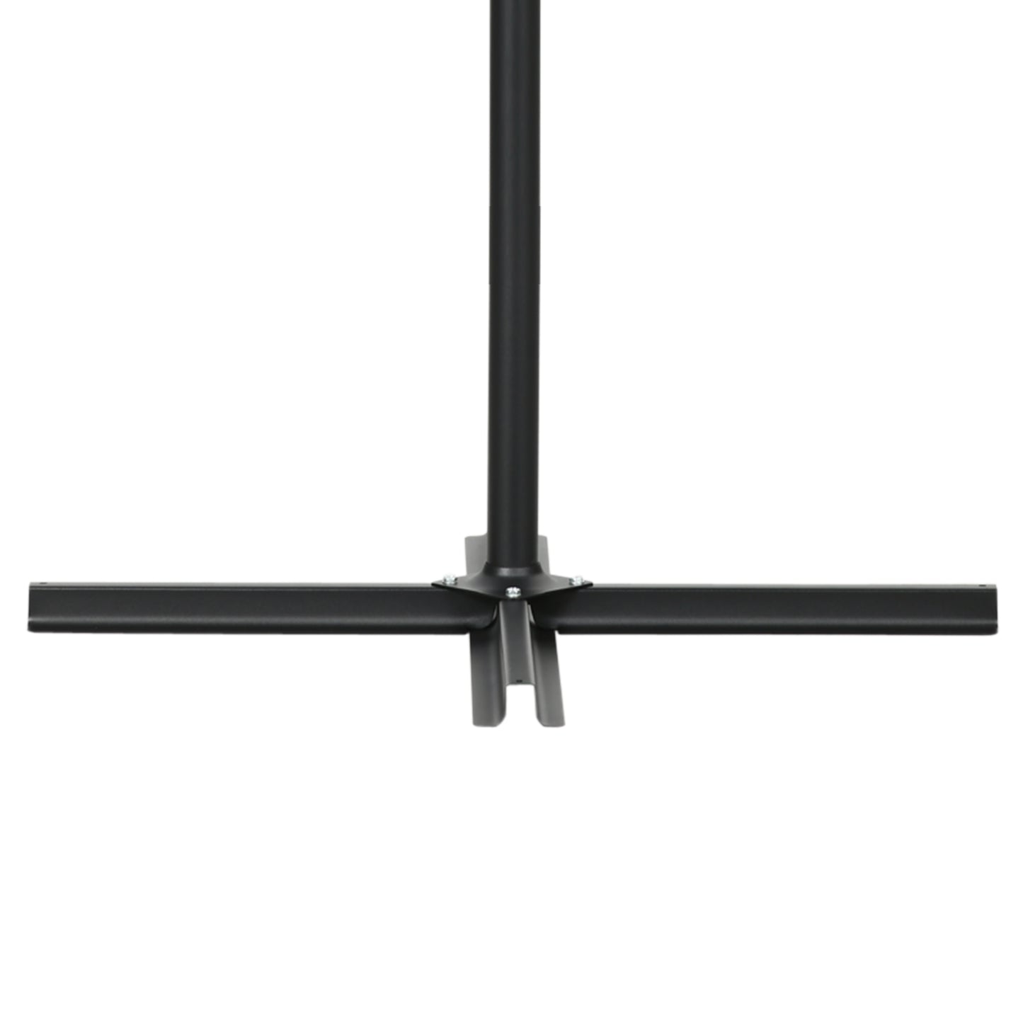 Outsunny Sombrilla De Jardín 296x296x265 Cm Inclinable Con Manivela Base Cruzada_3