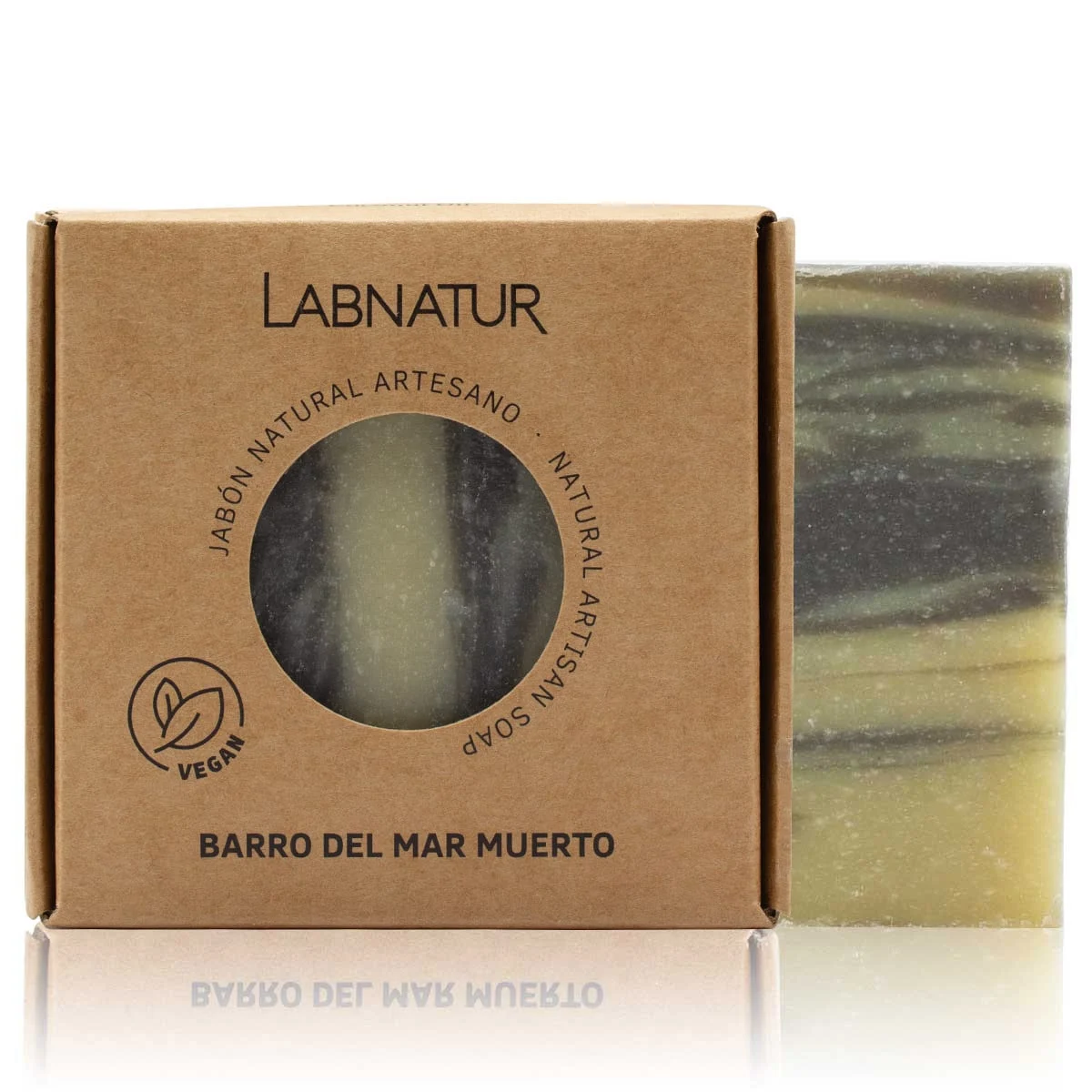 Jabón Natural Artesano Barro del Mar Muerto Labnatur 100 g | Purificante | Detox Mineral | Piel Mixta y Grasa_0