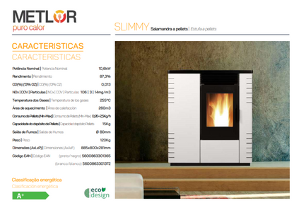 Estufa De Pellets Metlor Modelo Slimmy_1