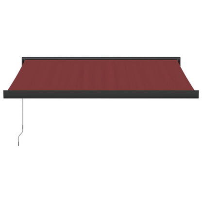 Toldo Retráctil Manual Color Burdeos 350x250 Cm_2