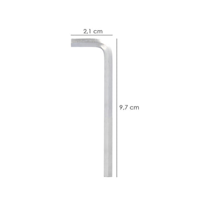 Llave Allen Larga Acero Cromo Vanadio Profesional 3,5 Mm. Llave Hexagonal, Llave Allen Taller Mecanica, Llave Allen Bricolaje_1