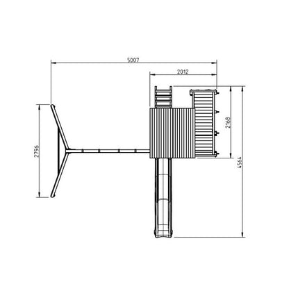 Parque Infantil Masgames Penthouse Xl Con Columpio Doble.