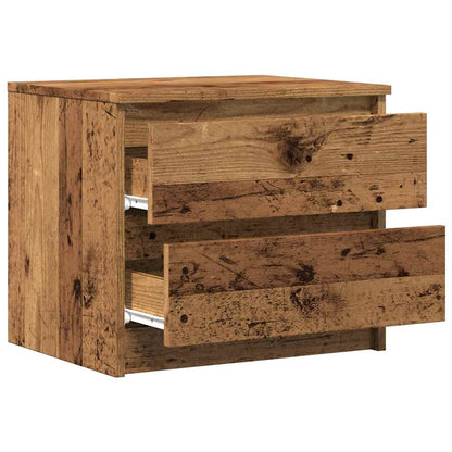 Mesita De Noche 2 Uds Madera Ingeniería Envejecida 50x40x43.5cm_4