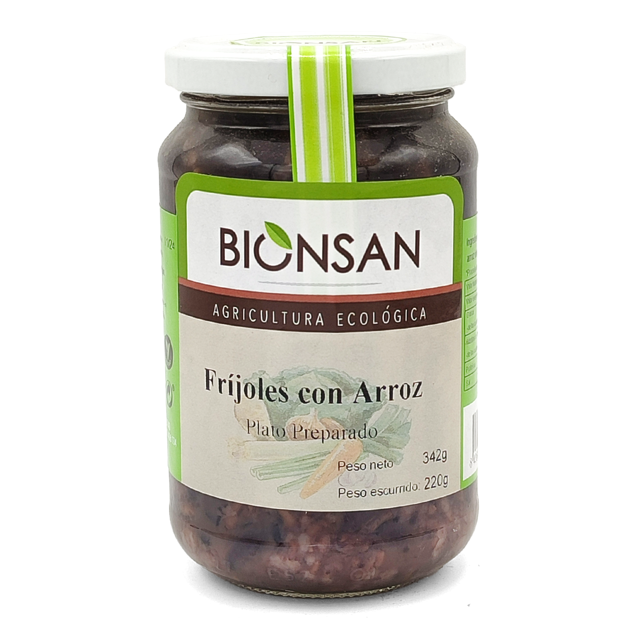 Frijoles Con Arroz Integral Eco Bionsan 370gr_0
