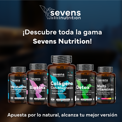 Colágeno Marino Con Magnesio + Detox Con Cardo Mariano. Sevens Nutrition. Articulaciones, Piel Y Depuración Hepática_5