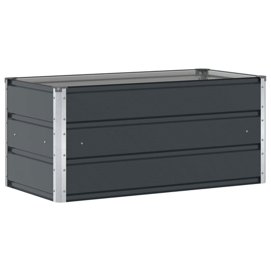Jardinera Antracita 100 X 50 X 45 Cm Acero Galvanizado_0