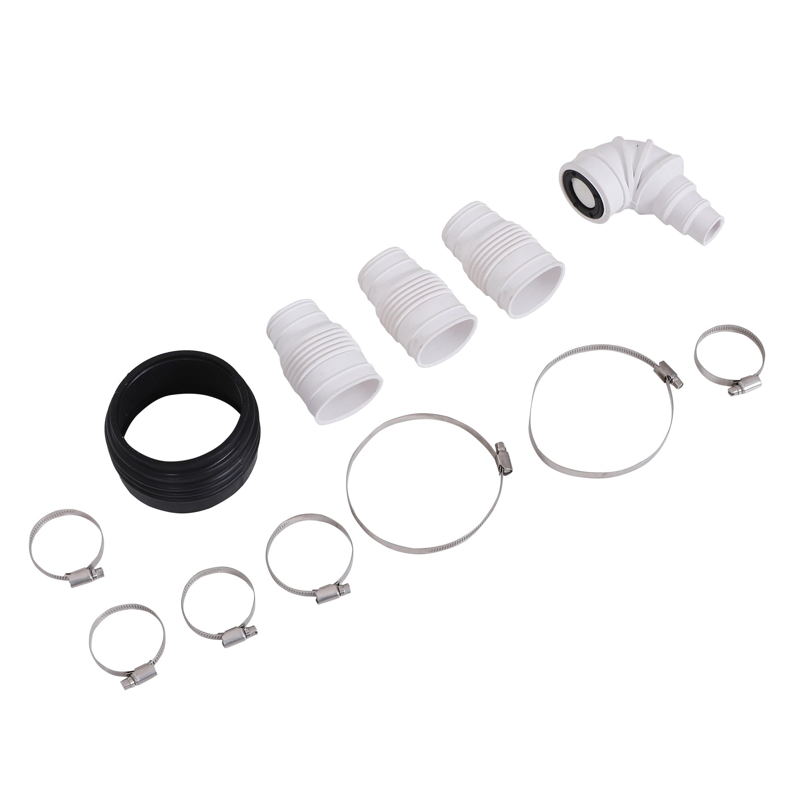 Homcom Bomba Triturador Sanitario De 500w 4 Entradas Para Baño 40x18,5x28 Cm_4