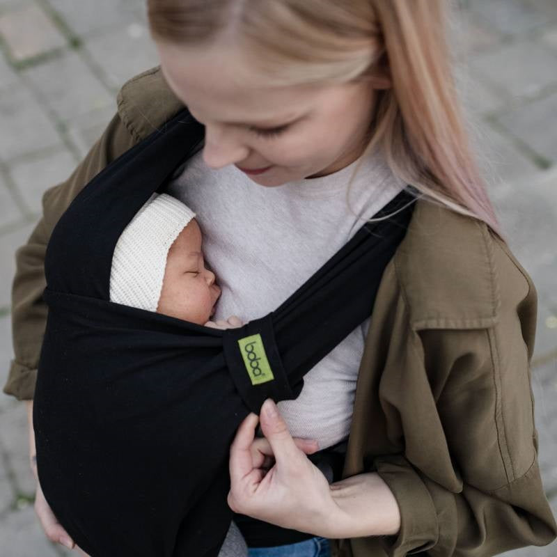Fular Mochila Portabebé Boba Bliss. Black_1