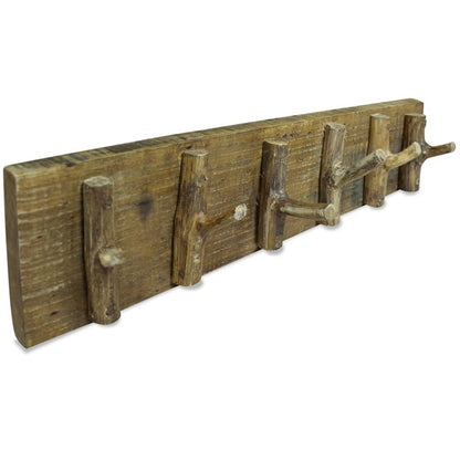 Perchero Madera Reciclada Mixta 60x15 Cm_1
